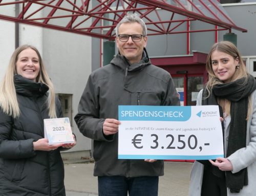 Spende für echte Helden: Rückgrat Sport und Gesundheitscenter GmbH Freiburg spendet 3.250 EUR