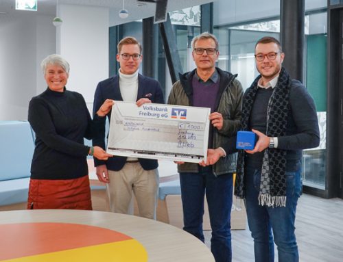 Spende für echte Helden: die Wirtschaftsjunioren Freiburg spenden 1.000 EUR
